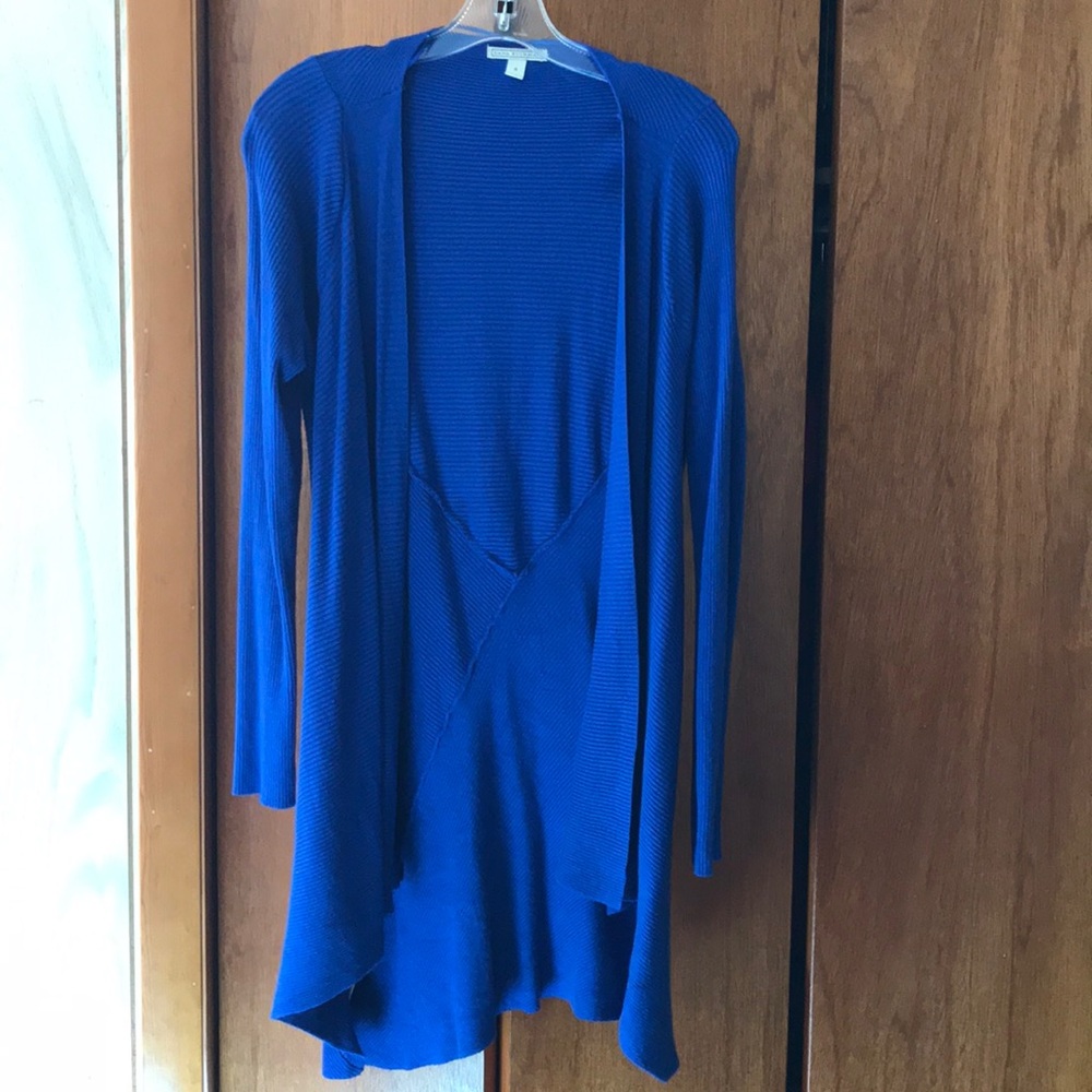 Dana Buchman asymmetrical cardigan size S